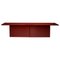 Red Lacquer Sideboard by Giotto Stoppino for Acerbis 1