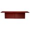 Red Lacquer Sideboard by Giotto Stoppino for Acerbis, Image 1