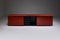 Red Lacquer Sideboard by Giotto Stoppino for Acerbis, Image 3