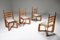Dutch Art Deco Amsterdam School Chairs in Oak, Set of 6, Image 16