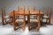 Dutch Art Deco Amsterdam School Chairs in Oak, Set of 6, Image 18