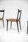 Cane and Black Lacquer Dining Chairs by Alfred Hendrickx for Belform, Set of 6, Image 10
