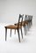 Cane and Black Lacquer Dining Chairs by Alfred Hendrickx for Belform, Set of 6 7