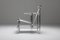 Postmoderner Sessel aus verchromtem Metall im Stil von Rietveld 3