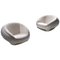 Sculptural Fiberglass Lounge Chairs in Boucle by Mario Sabot, Set of 2 1