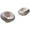 Sculptural Fiberglass Lounge Chairs in Boucle by Mario Sabot, Set of 2, Image 1