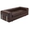 711 Sofa or Daybed in Brown Leather by Tito Agnoli for Cinova 1