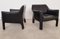 Black Leather CAB 415 Lounge Chairs by Mario Bellini for Cassina, 1980s, Set of 2 11