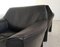 Black Leather CAB 415 Lounge Chairs by Mario Bellini for Cassina, 1980s, Set of 2 7