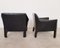 Black Leather CAB 415 Lounge Chairs by Mario Bellini for Cassina, 1980s, Set of 2 6