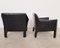 Black Leather CAB 415 Lounge Chairs by Mario Bellini for Cassina, 1980s, Set of 2, Image 6