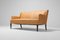 Danish Sofa in Camel Leather in the Style of Nanna Ditzel 3