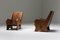 Italian Armchairs in Stained Beech, 1940s, Set of 2, Image 4