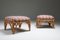 Bamboo Ottoman from Arpex, Italy, 1970s, Set of 2 4