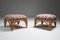 Bamboo Ottoman from Arpex, Italy, 1970s, Set of 2 2