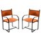 Mid-Century Modern Cognac Leather Armchairs, 1960s, Set of 2, Image 1