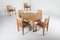 Rationalist Oval Dining Set in Oak by Axel Einar Hjorth, Holland, 1920s, Set of 5 2