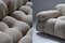 Vintage Modell Camaleonda Taupe Boucle Sofa von Mario Bellini für B&B Italia / C&B Italia, 9er Set 9