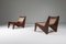 Chaises Kangourou par Jeanneret, 1955, Set de 2 4