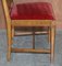 Swedish Walnut & Beech Wood Dining Chairs, Set of 4 11