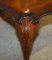Victorian Walnut Shepherds Crook Hand Dyed Brown Leather Dining Chairs, 1880s, Set of 6, Image 5