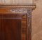 Antique Honduras Hardwood English Hand Carved with Castors Single Bed Frame 9