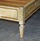 Antique French Hand Painted Bed Frame in Oak Pine Slats, Image 8