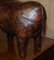 Dimitri Omersa Rhinoceros Brown Leather Footstool, 1960s 12