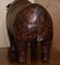 Dimitri Omersa Rhinoceros Brown Leather Footstool, 1960s 13