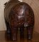 Dimitri Omersa Rhinoceros Brown Leather Footstool, 1960s, Image 13