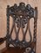 Antique Hand Carved Armorial Crest Coat of Arms Jacobean Dining Chairs, Set of 8 15