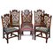 George III Chinese Pagoda Dining Chairs by Thomas Chippendale, 1760s, Set of 6 1