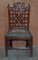 George III Chinese Pagoda Dining Chairs by Thomas Chippendale, 1760s, Set of 6, Image 3