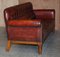 Glasgow Chesterfield Brown Leather Sofa, 1860s, Image 12