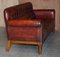 Glasgow Chesterfield Sofa aus braunem Leder, 1860er 12