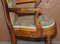 Antique Victorian Burr Walnut Armchair with Royal Coat of Arms Armorial, 1860s 15