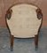 Antique Victorian Burr Walnut Armchair with Royal Coat of Arms Armorial, 1860s 20