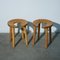 Birch Stools by Antti Nurmesniemi, Set of 2 1