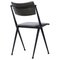 Midcentury Black & Grey Pyramid Chair by Wim Rietveld for Ahrend De Cirkel, Netherlands, 1960s 2