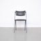 Midcentury Black & Grey Pyramid Chair by Wim Rietveld for Ahrend De Cirkel, Netherlands, 1960s 3