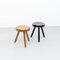 Mid-Century Modern Stools in the Style of Charlotte Perriand by Le Corbusier, Set of 2 3