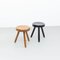 Mid-Century Modern Stools in the Style of Charlotte Perriand by Le Corbusier, Set of 2, Image 3