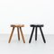 Mid-Century Modern Stools in the Style of Charlotte Perriand by Le Corbusier, Set of 2, Image 17