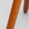 Taburete trípode Mid-Century moderno de madera al estilo de Charlotte Perriand de Le Corbusier, Imagen 12