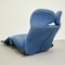Wink 111 Armchair in Blue by Toshiyuki Kita for Cassina, 1980s, Image 4