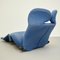 Wink 111 Sessel in Blau von Toshiyuki Kita für Cassina, 1980er 4