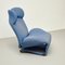 Wink 111 Sessel in Blau von Toshiyuki Kita für Cassina, 1980er 2