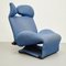 Poltrona Wink 111 blu di Toshiyuki Kita per Cassina, anni '80, Immagine 19