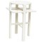 White Lacquered Domino Side Table by Charles Rennie Mackintosh, 1970s 1