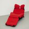 Wink 111 Sessel in Schwarz & Rot von Toshiyuki Kita für Cassina, 1980er 19